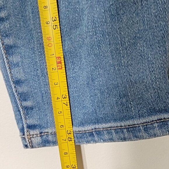 GAP 1969 Women's Light Blue Denim Mid Rise Stretch True Skinny Jeans Size 26 - Picture 10 of 11